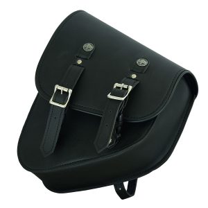Black Motorcycle Saddle Bag